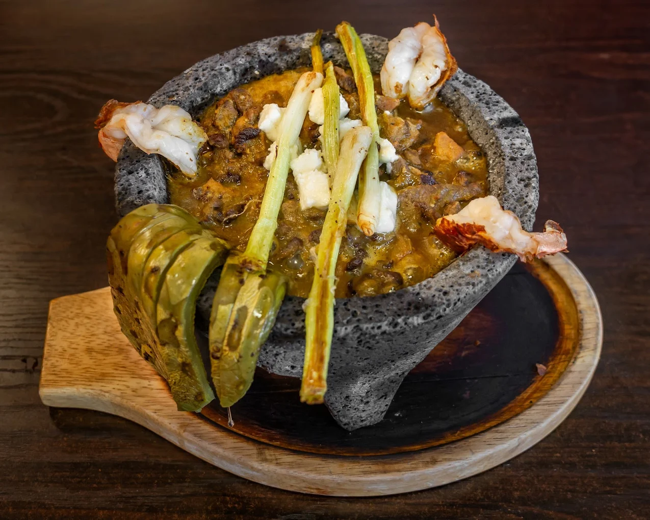 Molcajetes Burrito - Specialty burrito.