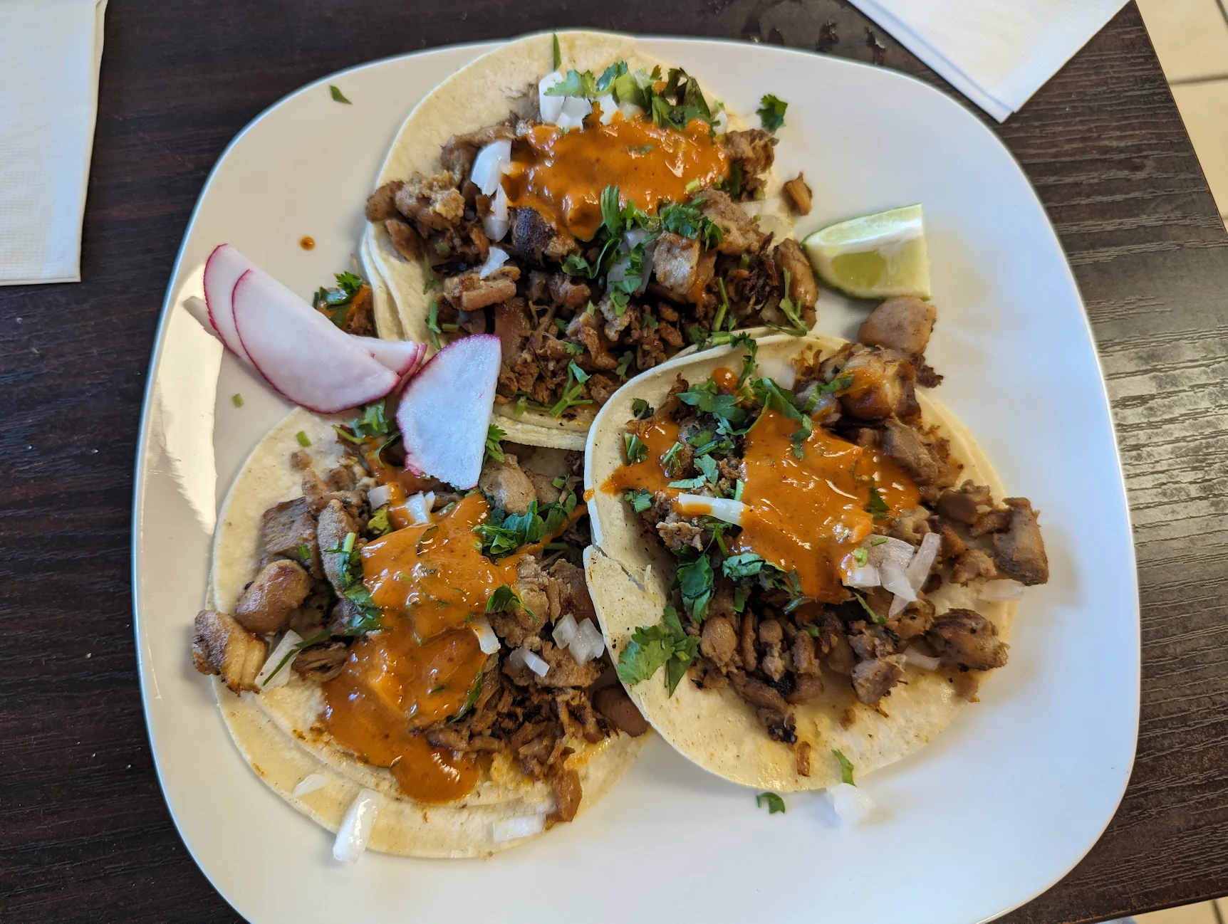 Tacos De Asada - Authentic street tacos with juicy halal carne asada, fresh cilantro, and onions.